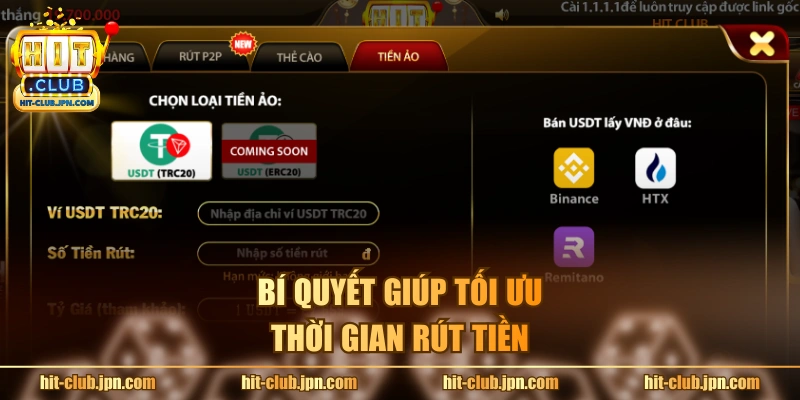 Bí quyết giúp tối ưu thời gian rút tiền